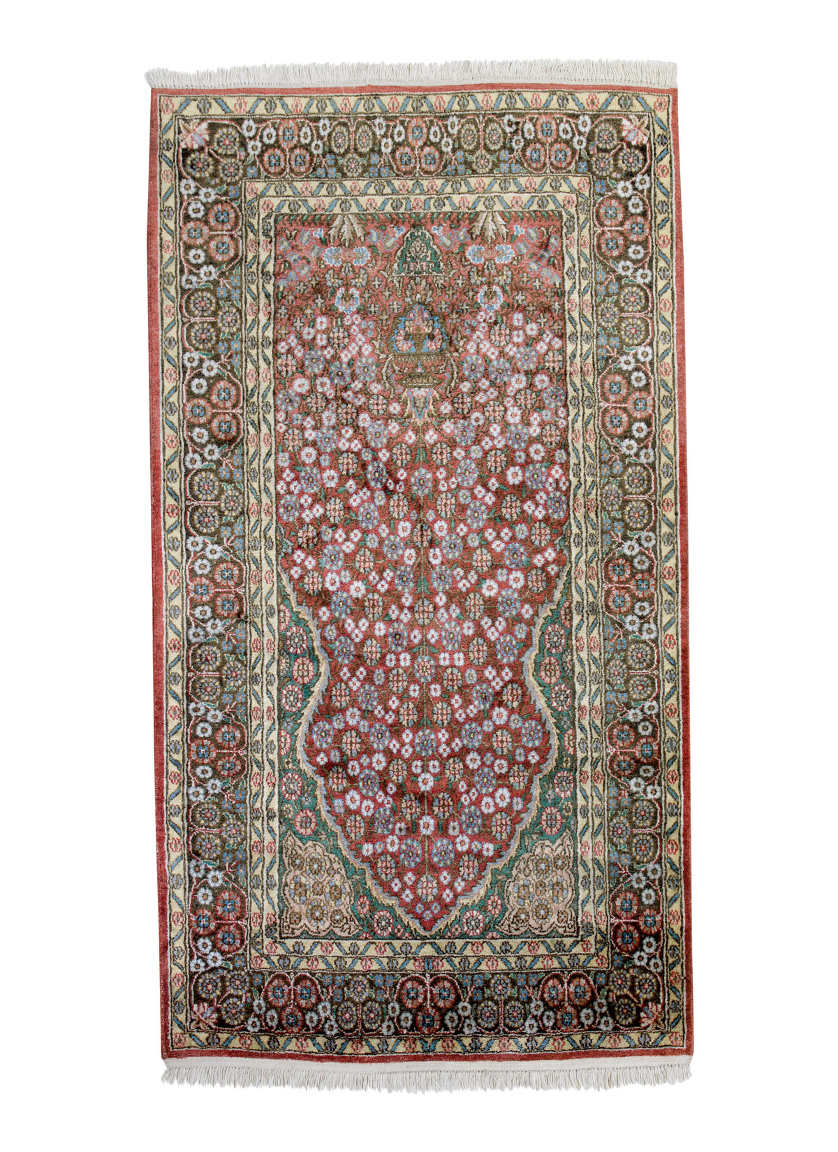 Kashmir Seide Vintage 138 x 77 cm