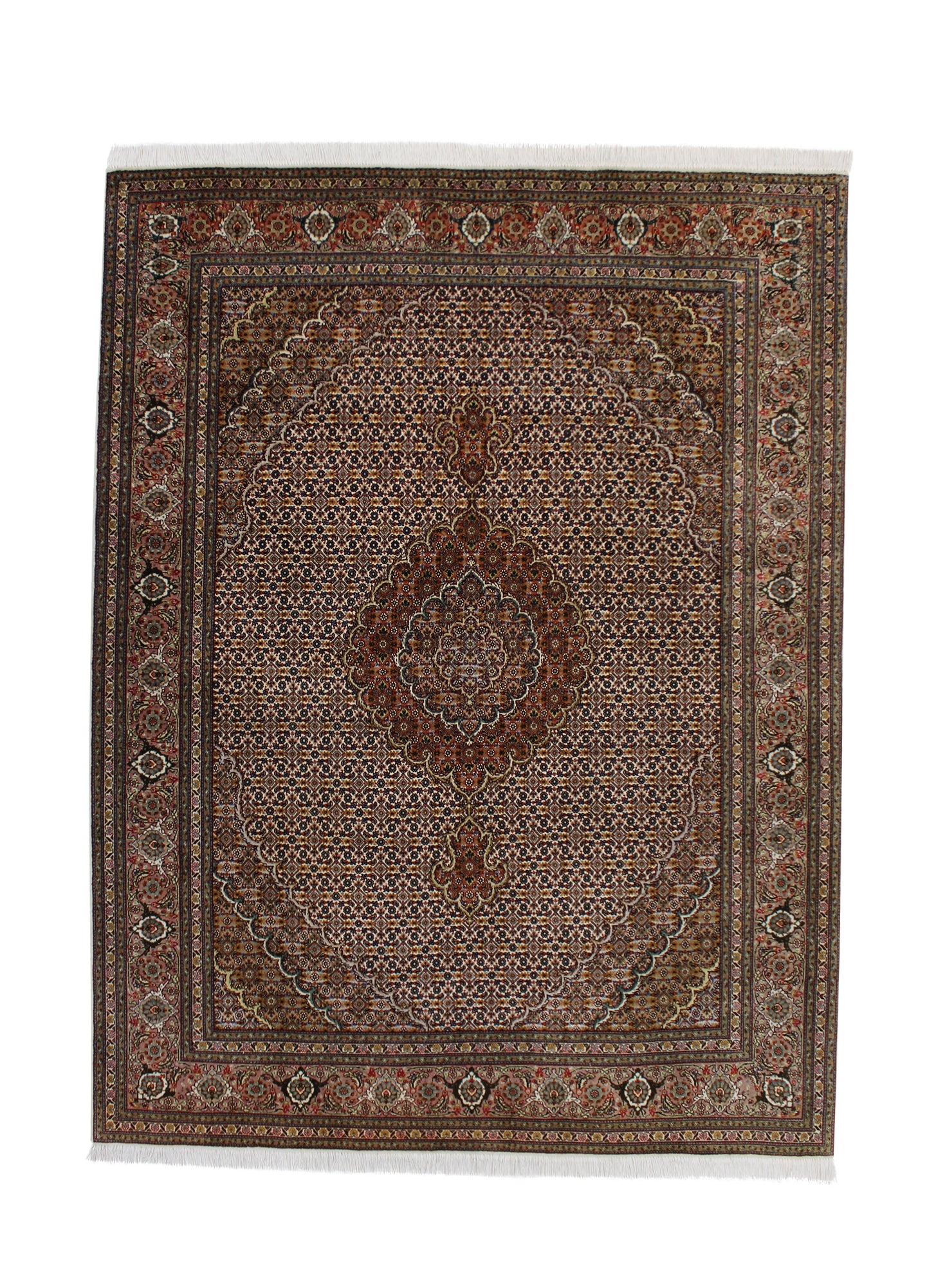Tabriz Mahi 50 Raj Vintage 192 x 150 cm