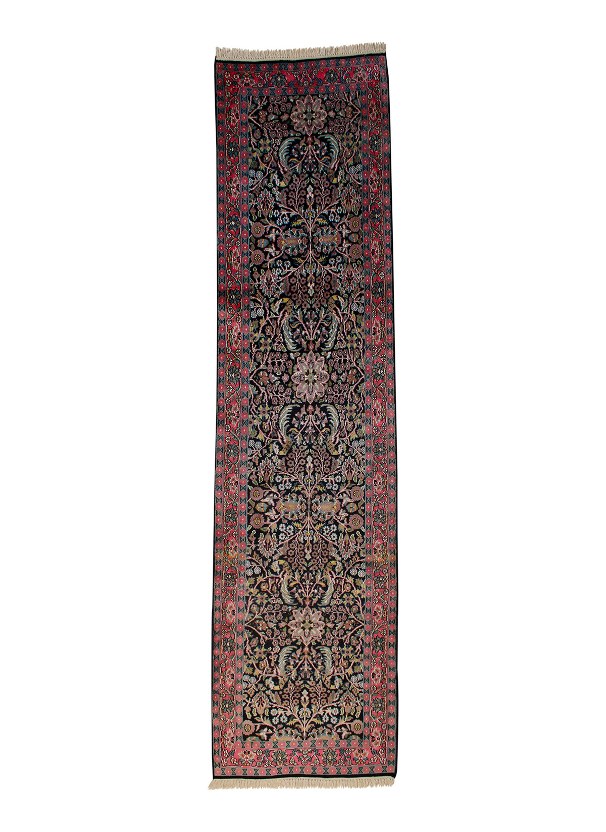 Kashmir mit Seide Vintage 300 x 71 cm