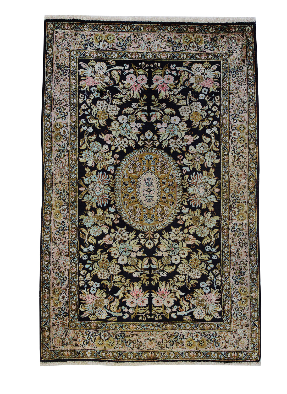 Ghom Seide Alt Vintage 126 x 82 cm