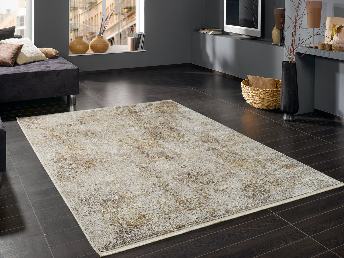 OCI Teppich BESTSELLER CAVA beige-gold Vintage Designer Teppich