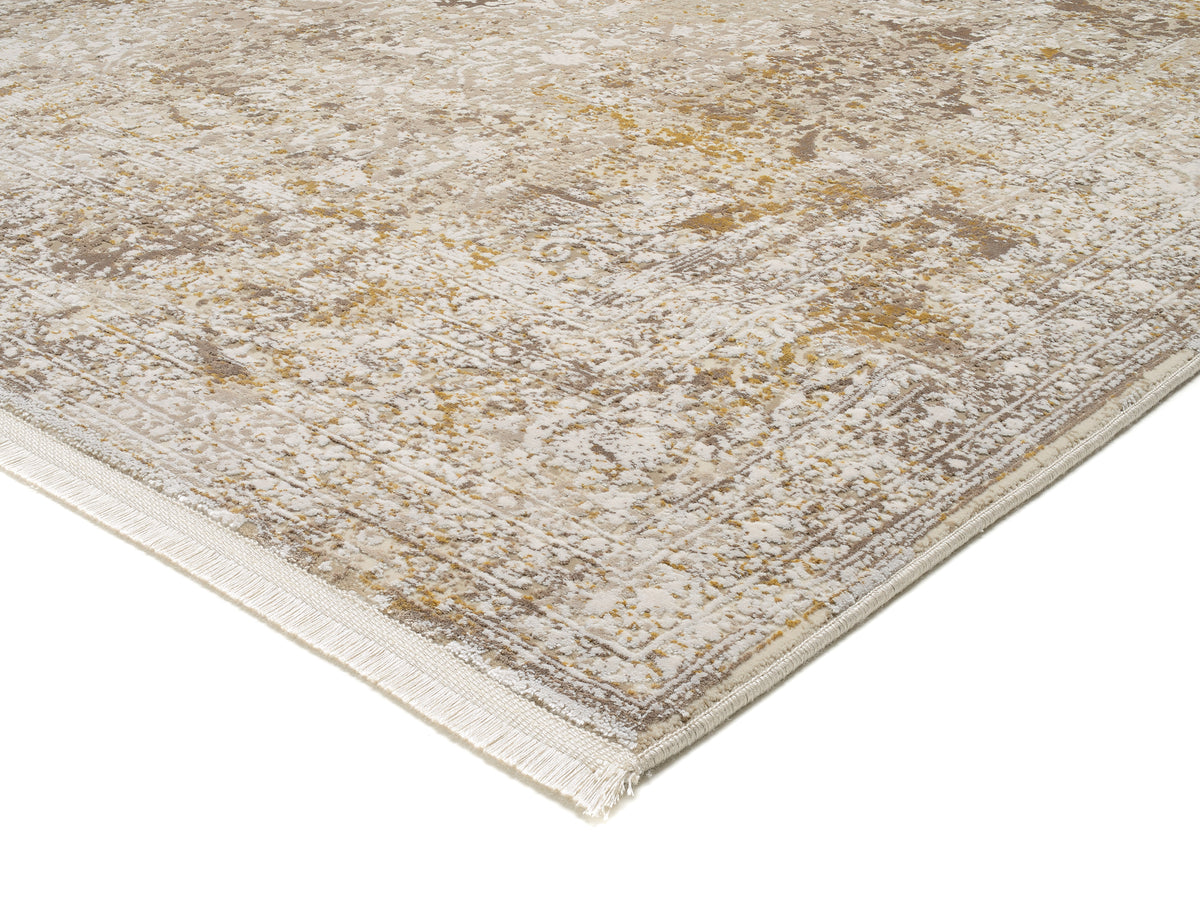 OCI Teppich BESTSELLER CAVA beige-gold Vintage Designer Teppich