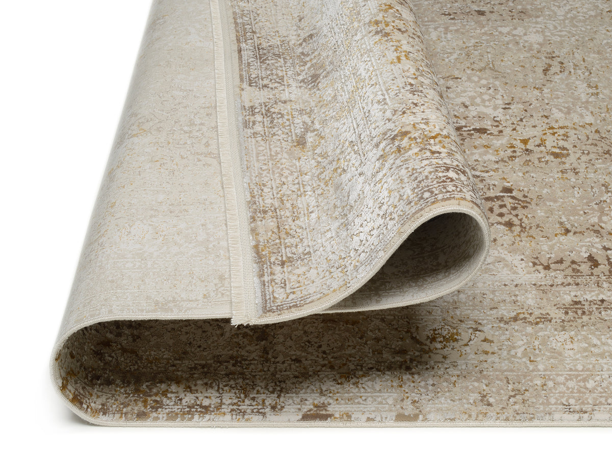 OCI Teppich BESTSELLER CAVA beige-gold Vintage Designer Teppich