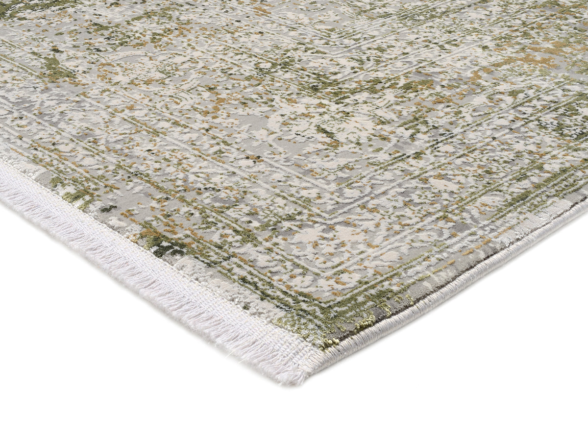 OCI Teppich BESTSELLER CAVA grau-grün Vintage Designer Teppich