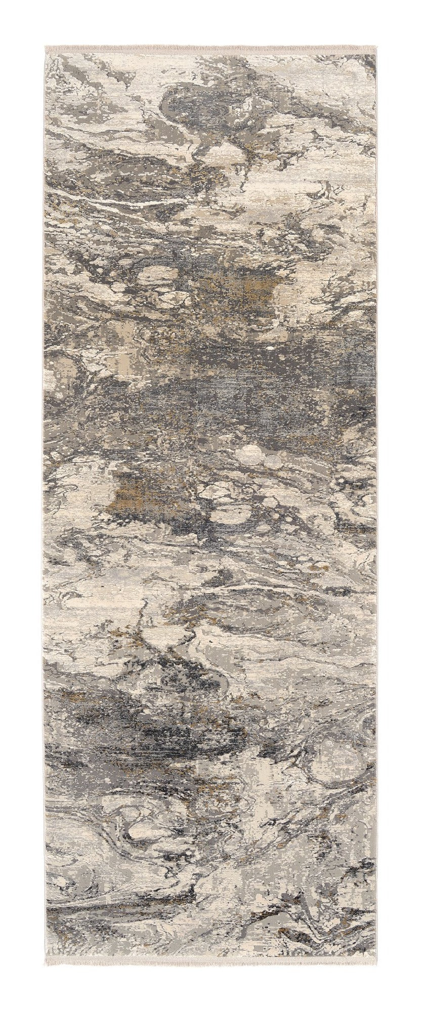 OCI Teppich BESTSELLER YOU grau-gold Läufer Vintage Designer Teppich