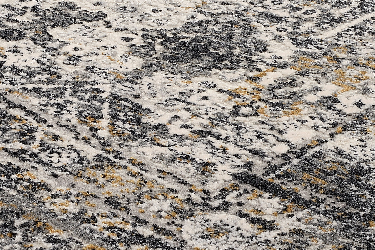 OCI Teppich BESTSELLER TADI grau-gold Vintage Designer Teppich