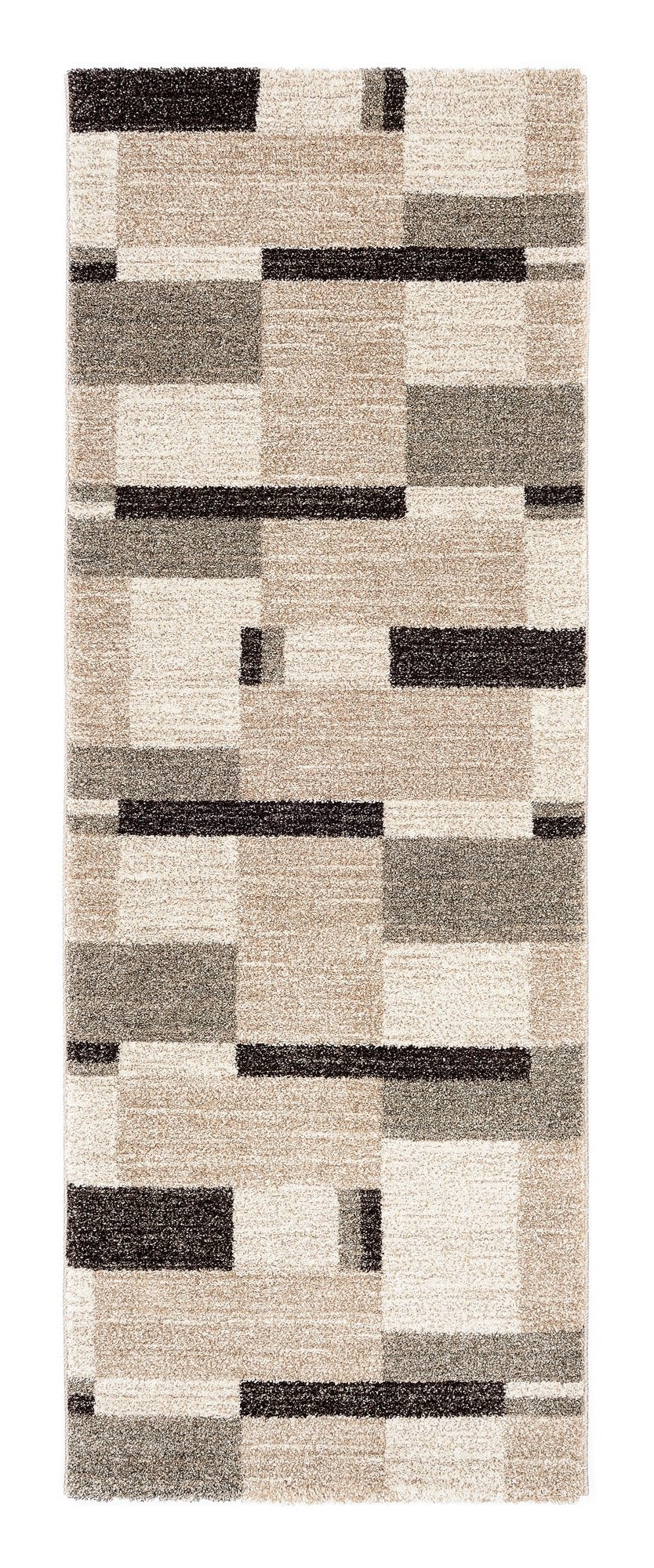 OCI Teppich CASTLE BEPPO beige-braun Läufer moderner Designer Teppich Öko-Tex