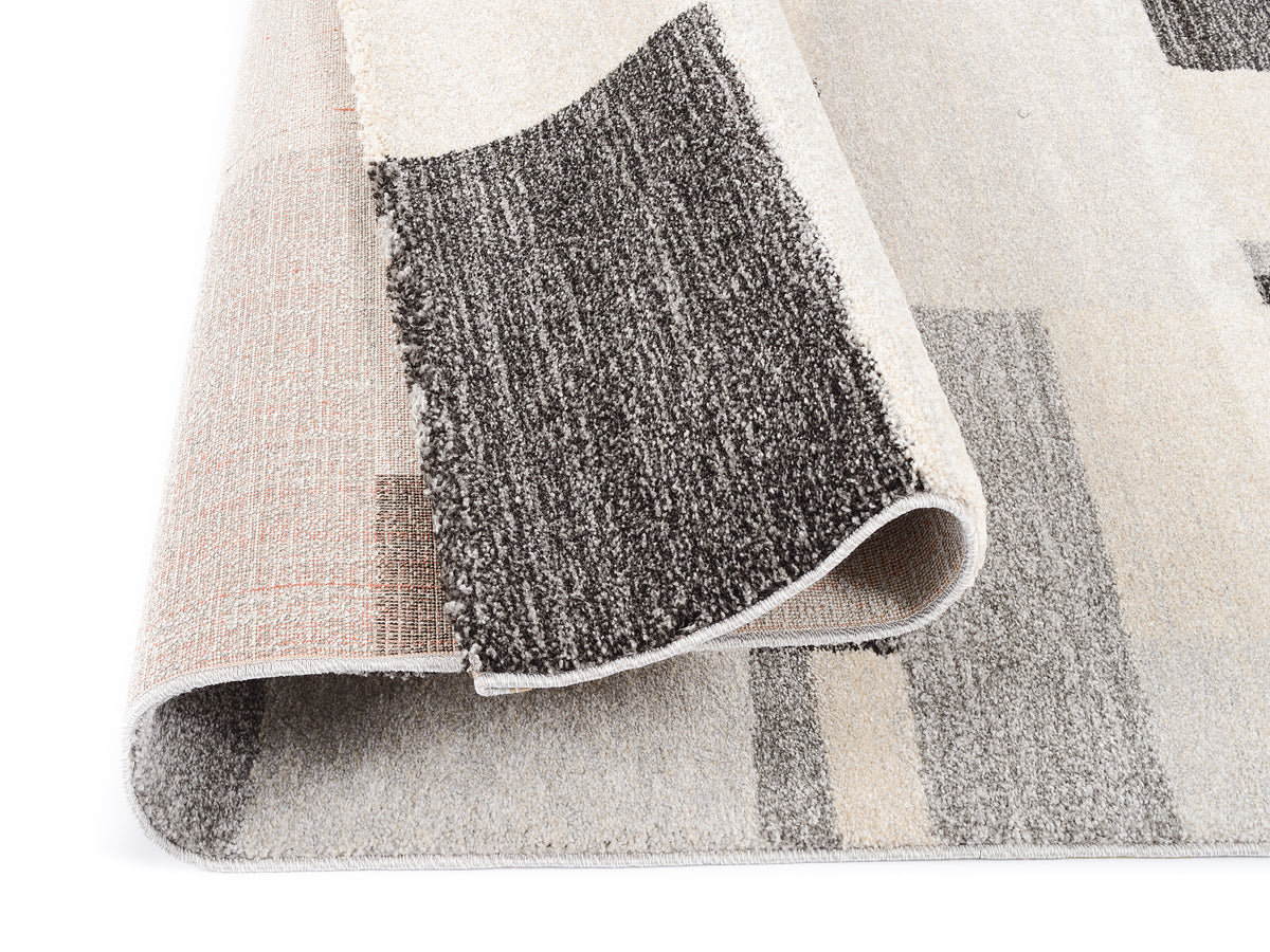 OCI Teppich CASTLE BEPPO grau-mix moderner Designer Teppich Öko-Tex