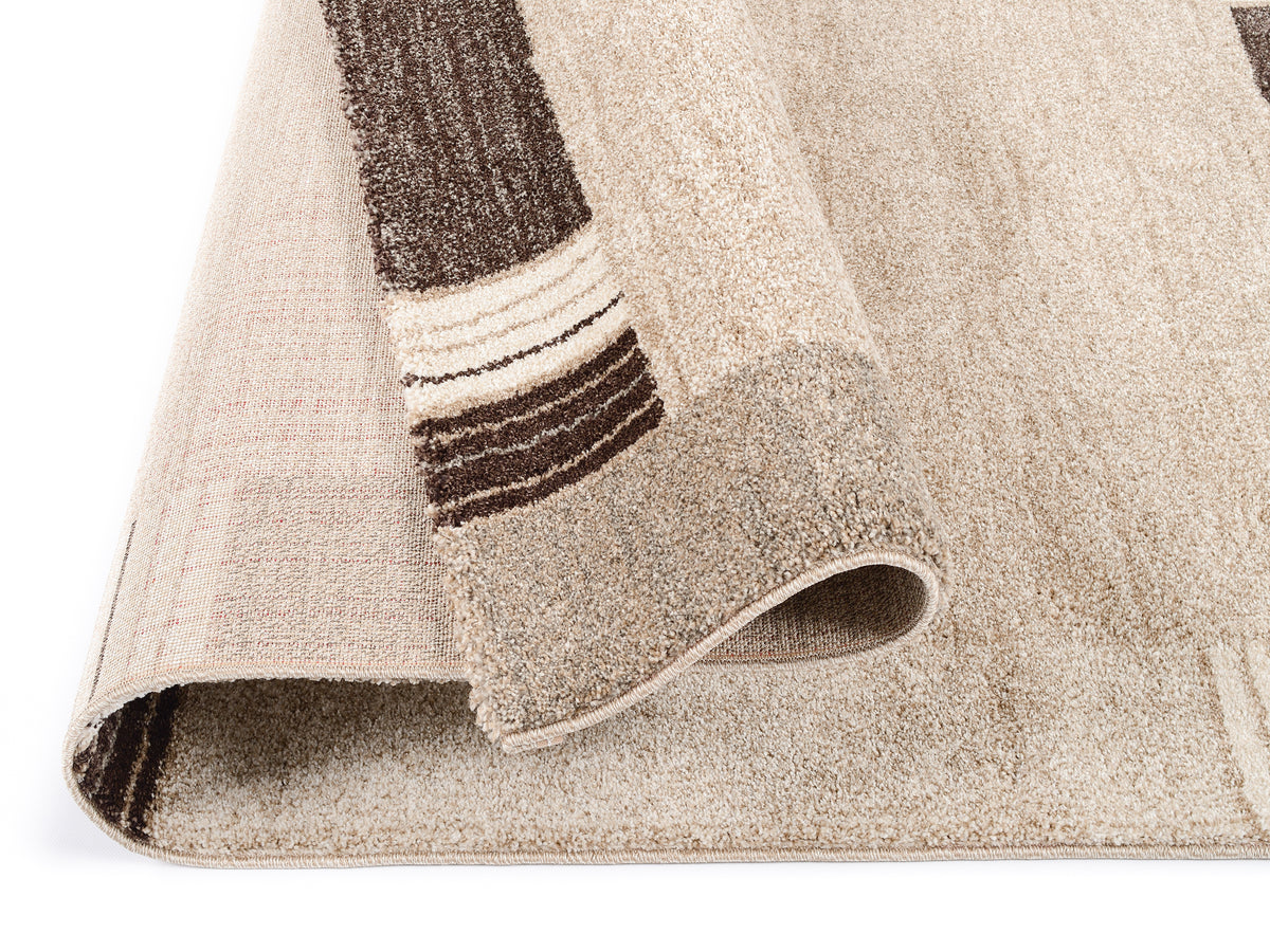 OCI Teppich CASTLE FLORA beige-braun moderner Designer Teppich Öko-Tex