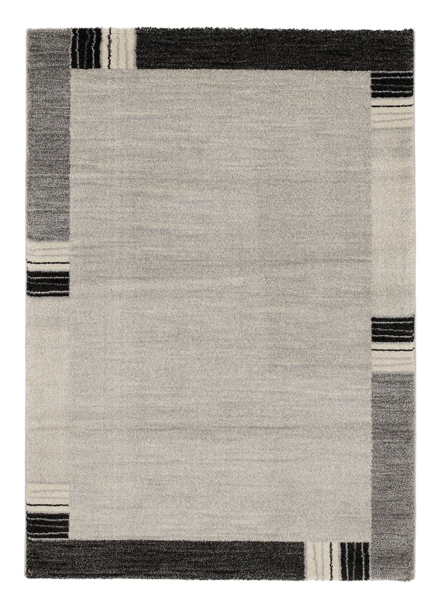 OCI Teppich CASTLE FLORA grau moderner Designer Teppich Öko-Tex