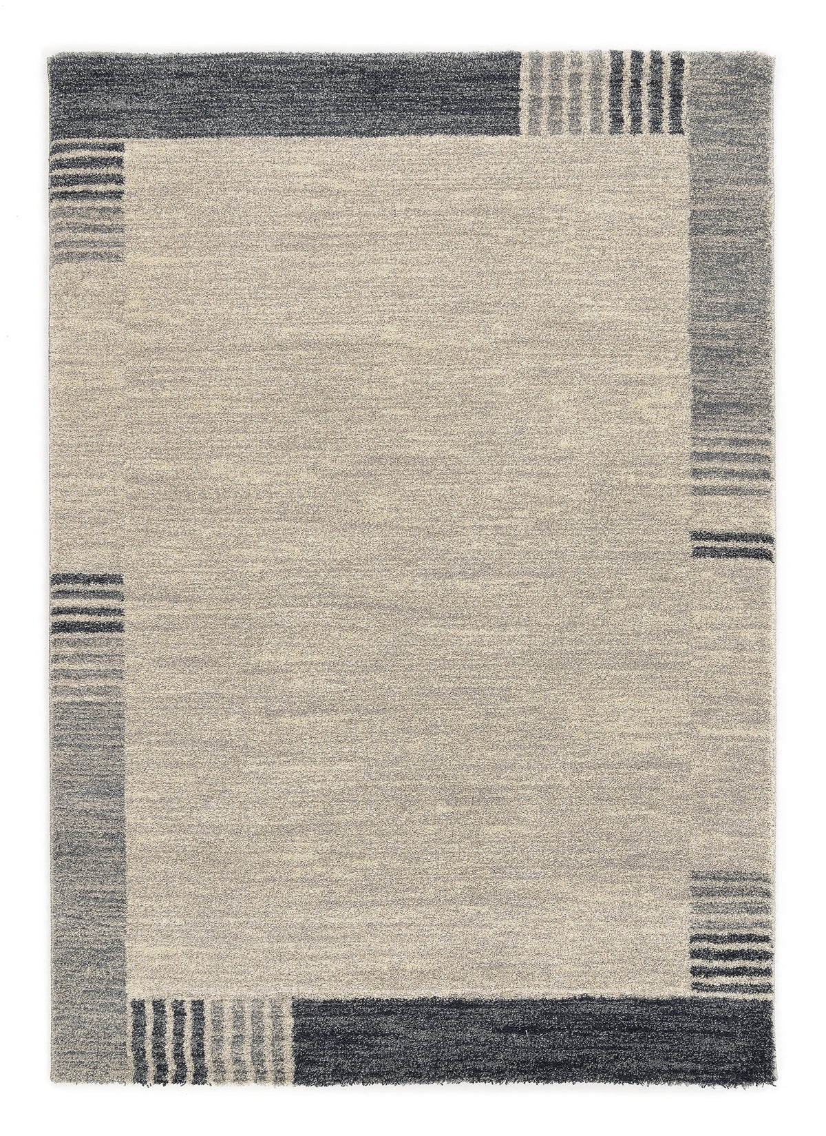 OCI Teppich CASTLE FLORA grau-blau moderner Designer Teppich Öko-Tex