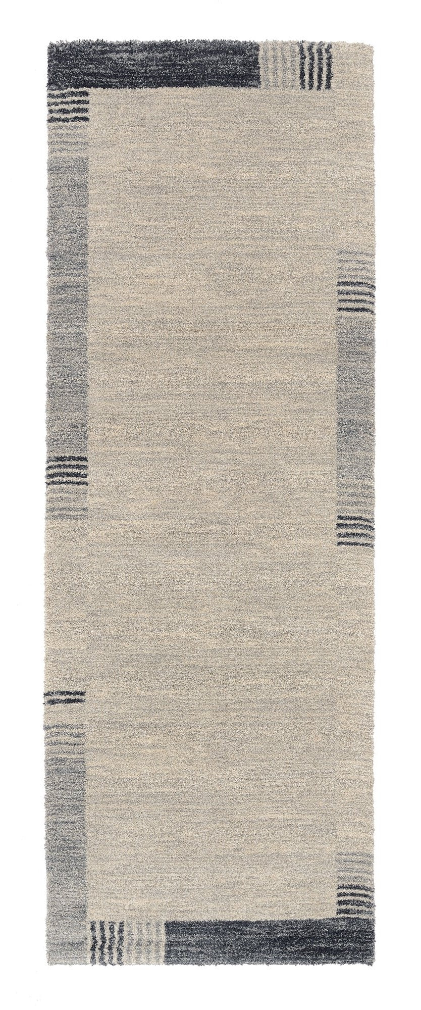 OCI Teppich CASTLE FLORA grau-blau Läufer moderner Designer Teppich Öko-Tex