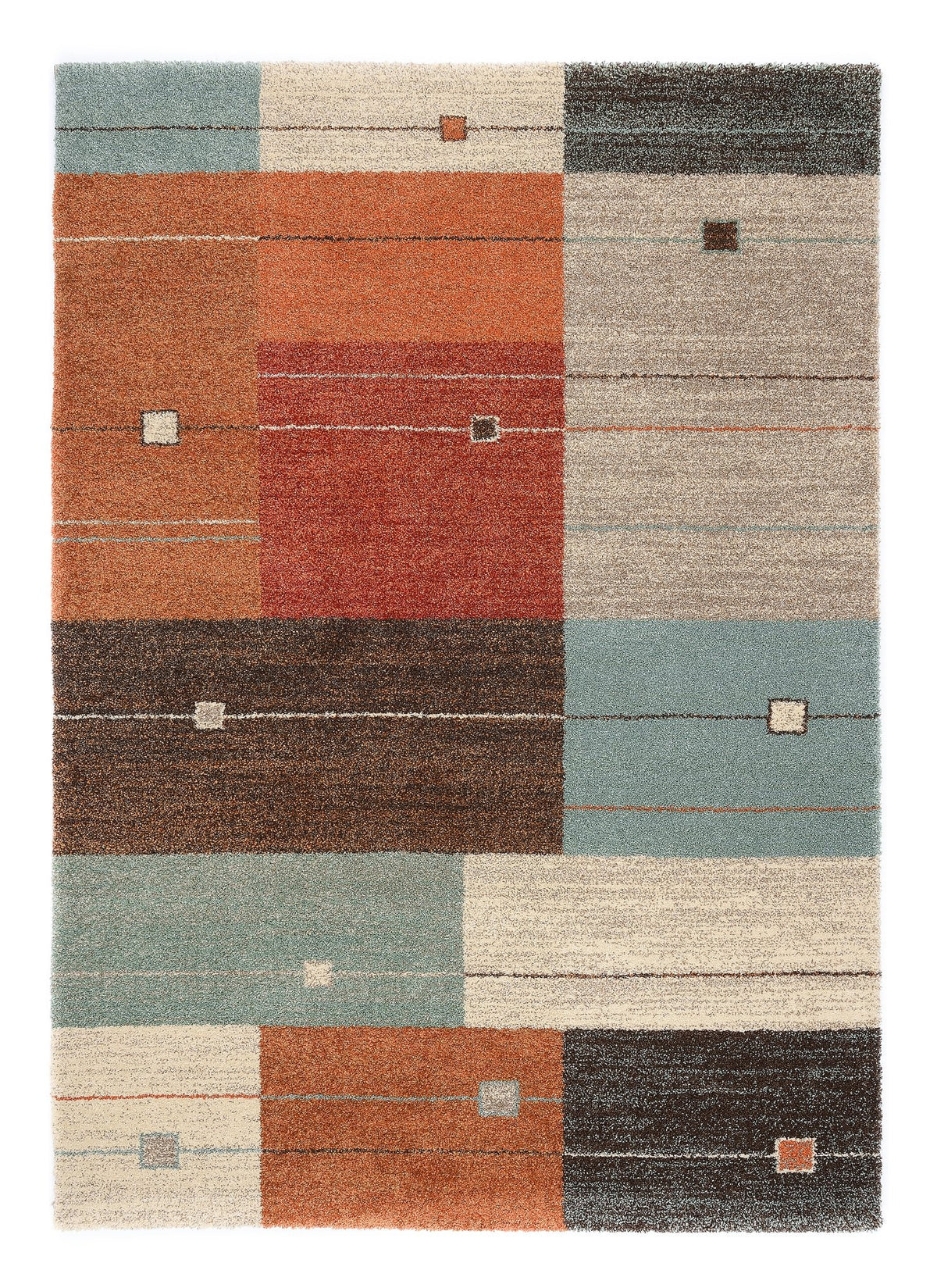 OCI Teppich CASTLE MODENA terra-mix moderner Designer Teppich Öko-Tex