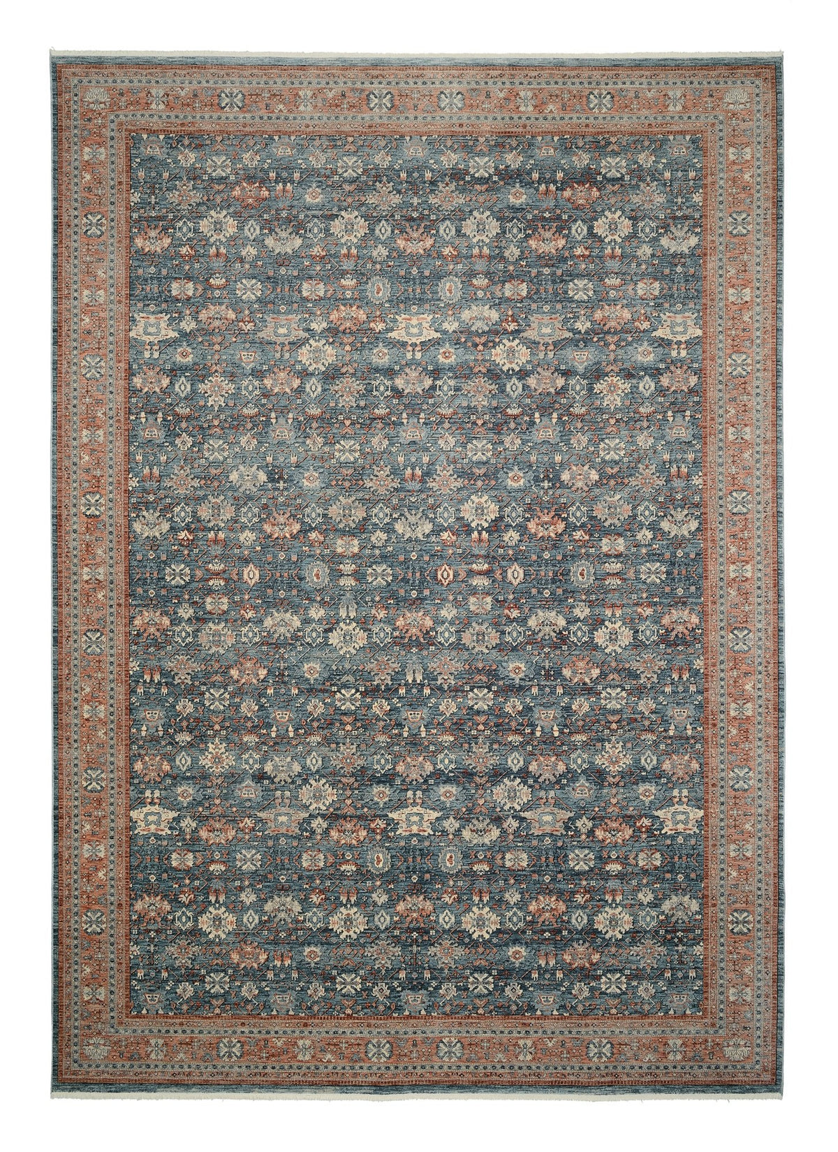 OCI Teppich GRAND FASHION 01 blau-terra Vintage Designer Teppich