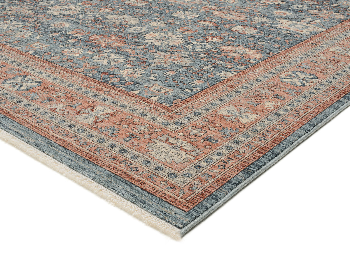 OCI Teppich GRAND FASHION 01 blau-terra Vintage Designer Teppich