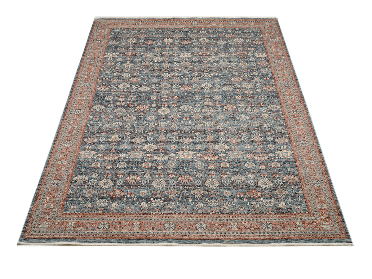 OCI Teppich GRAND FASHION 01 blau-terra Vintage Designer Teppich