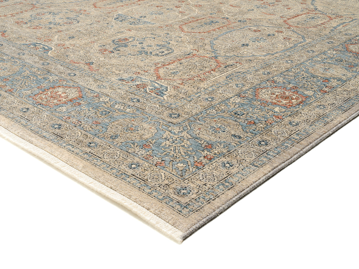 OCI Teppich GRAND FASHION 02 grau-blau Vintage Designer Teppich