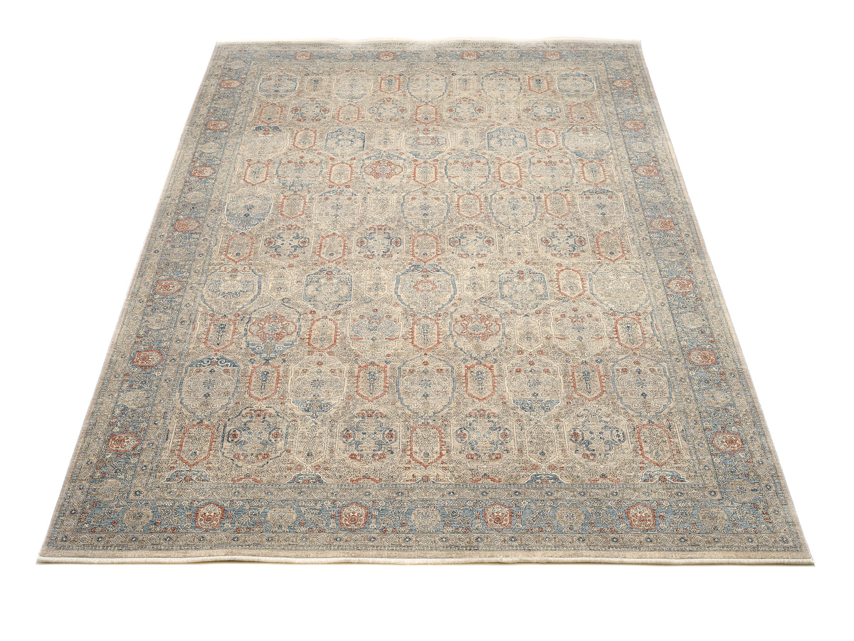 OCI Teppich GRAND FASHION 02 grau-blau Vintage Designer Teppich