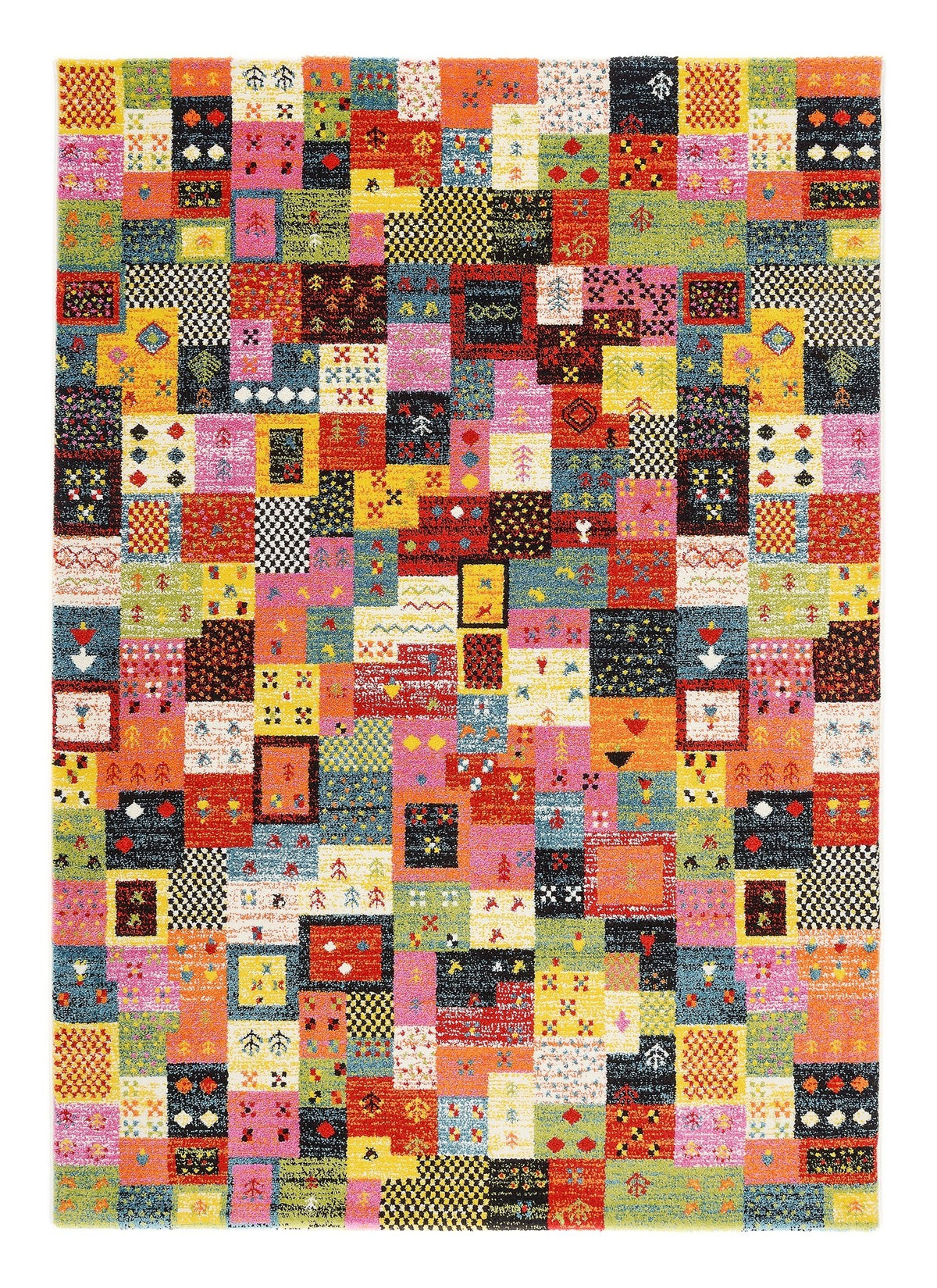 OCI Teppich HAPPINESS PARDIS multicolor moderner Designer Teppich bunt