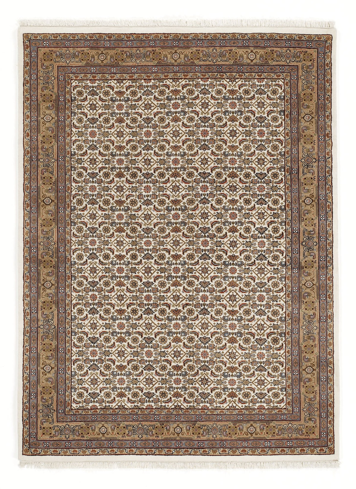 OCI Teppich HIMLA HERATI creme-beige echter klassischer Orient-Teppich handgeknüpft
