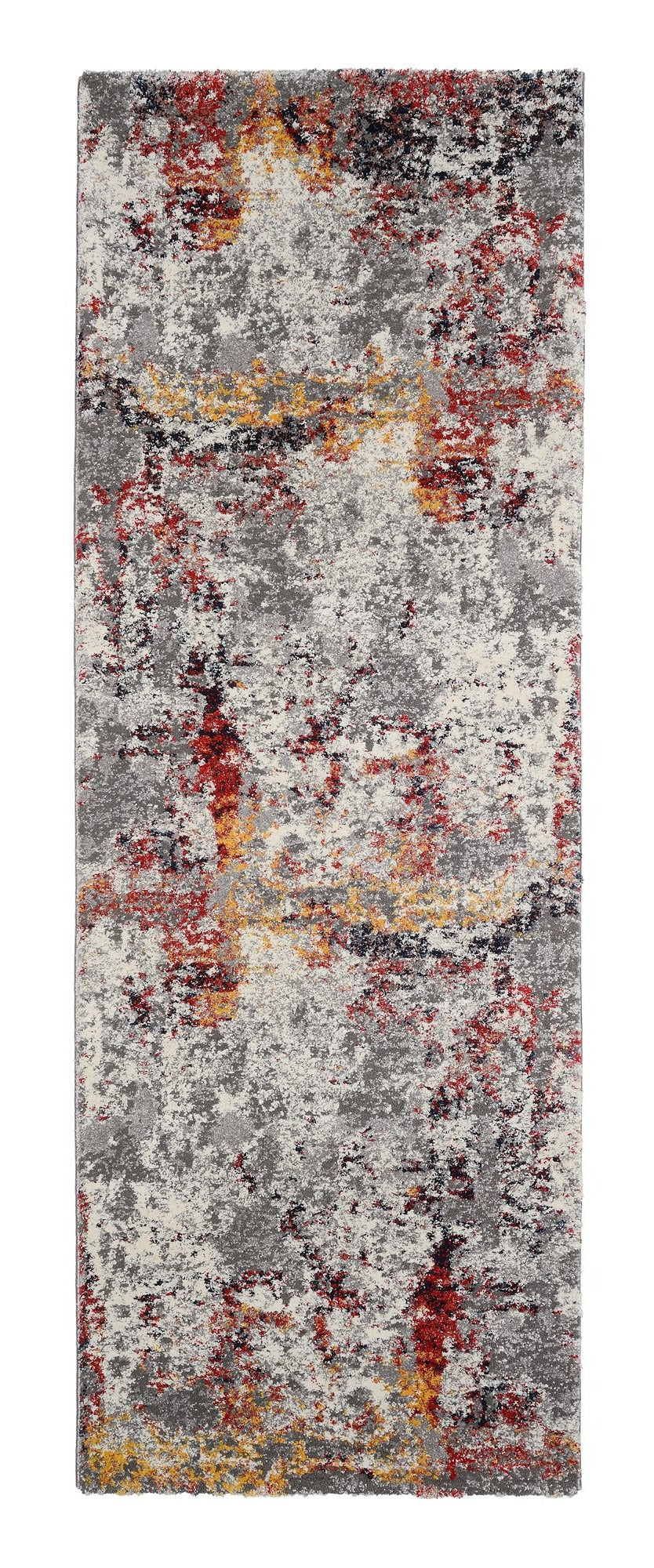 OCI Teppich HIGH AND LOW EIGHT multicolor Läufer weicher Shaggy Hochlor Langflor Teppich