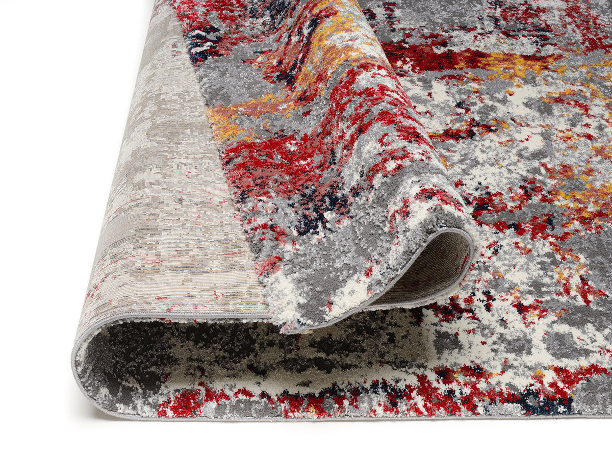 OCI Teppich HIGH AND LOW EIGHT multicolor weicher Shaggy Hochlor Langflor Teppich