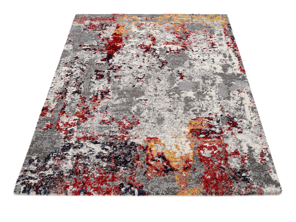 OCI Teppich HIGH AND LOW EIGHT multicolor weicher Shaggy Hochlor Langflor Teppich