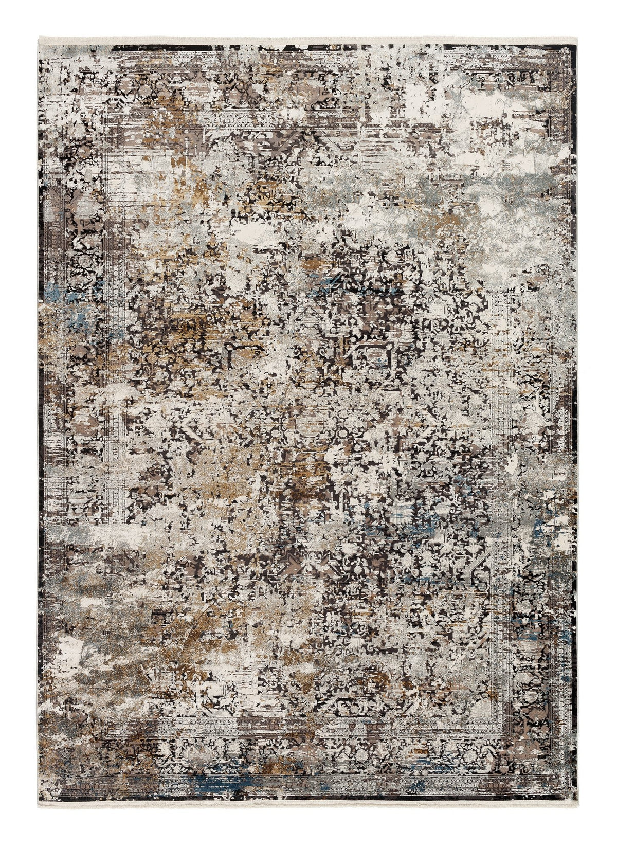 OCI Teppich IMPRESSION CASSINA grau-multicolor Vintage Designer Teppich