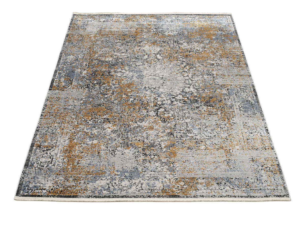 OCI Teppich IMPRESSION VERA grau-multicolor Vintage Designer Teppich