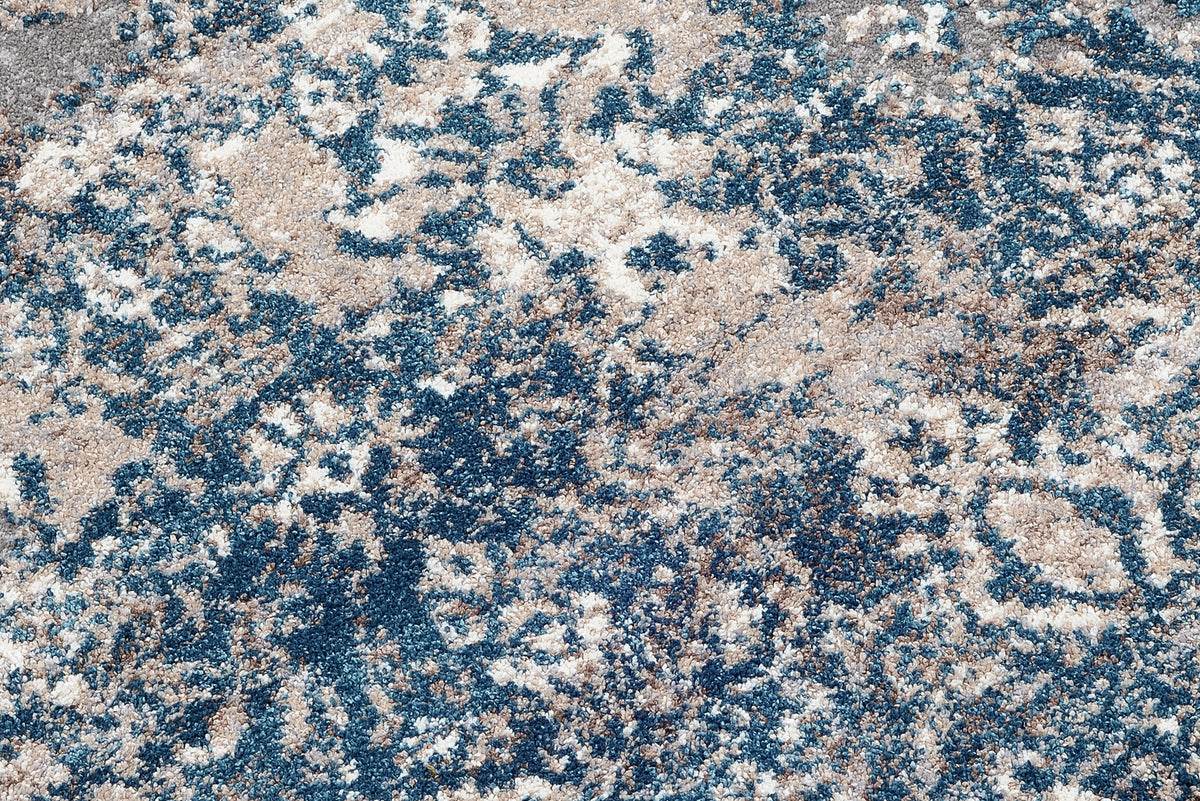 OCI Teppich JUWEL SILENTA grau-petrol weicher Shaggy Hochlor Langflor Teppich