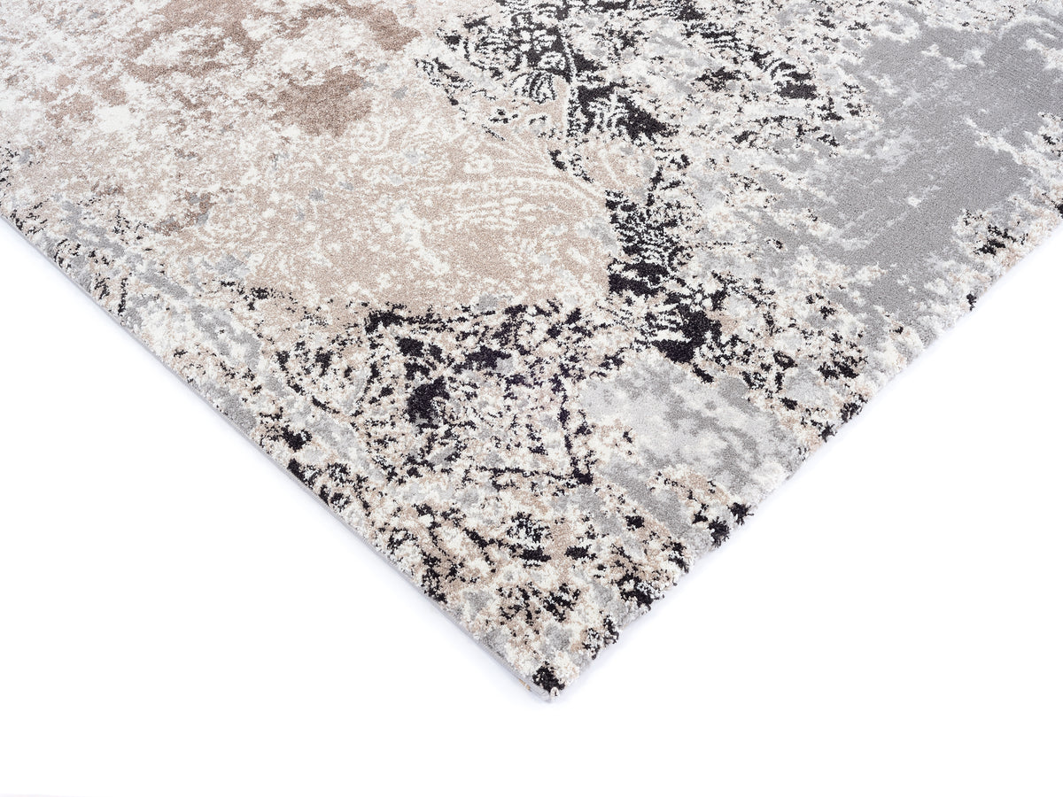 OCI Teppich JUWEL DRAMATICA braun-beige weicher Shaggy Hochlor Langflor Teppich