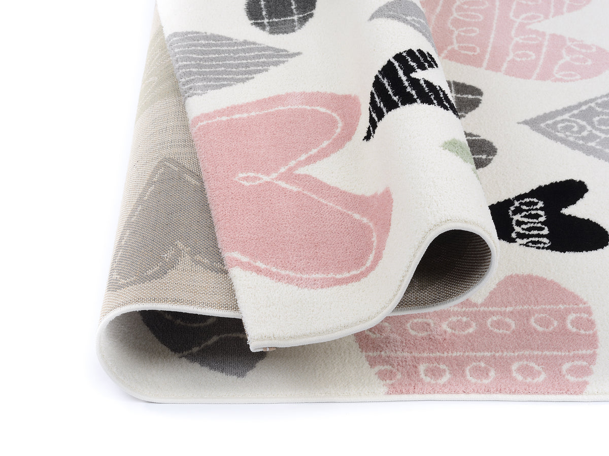 OCI Teppich KIDDY LOVE multicolor Kinder-Teppich bunt Öko-Tex