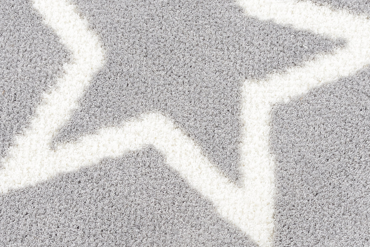 OCI Teppich KIDDY STAR grau Kinder-Teppich bunt Öko-Tex