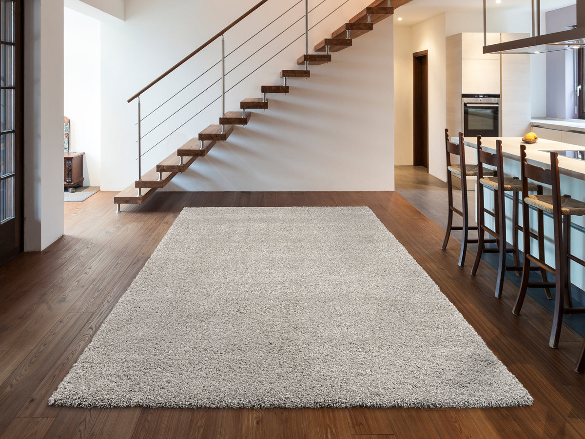 OCI Teppich LOBBY SHAGGY grau Quadratisch Hochflor Langflor Teppich