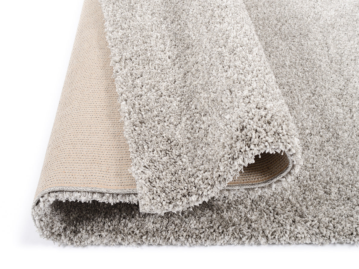 OCI Teppich LOBBY SHAGGY grau Rund Hochflor Langflor Teppich