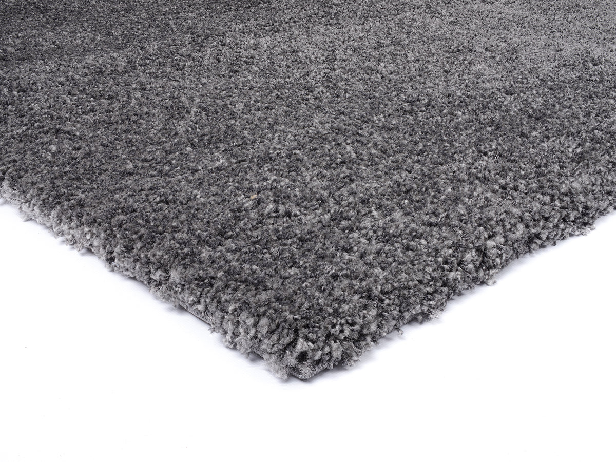 OCI Teppich LOBBY SHAGGY dk.grau Quadratisch Hochflor Langflor Teppich