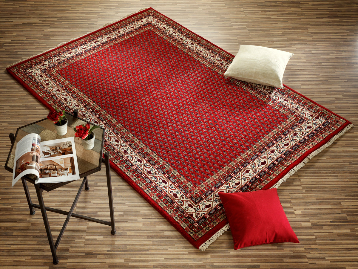 OCI Teppich INDO MIR RED SAKKI MIR echter klassischer Orient-Teppich handgeknüpft
