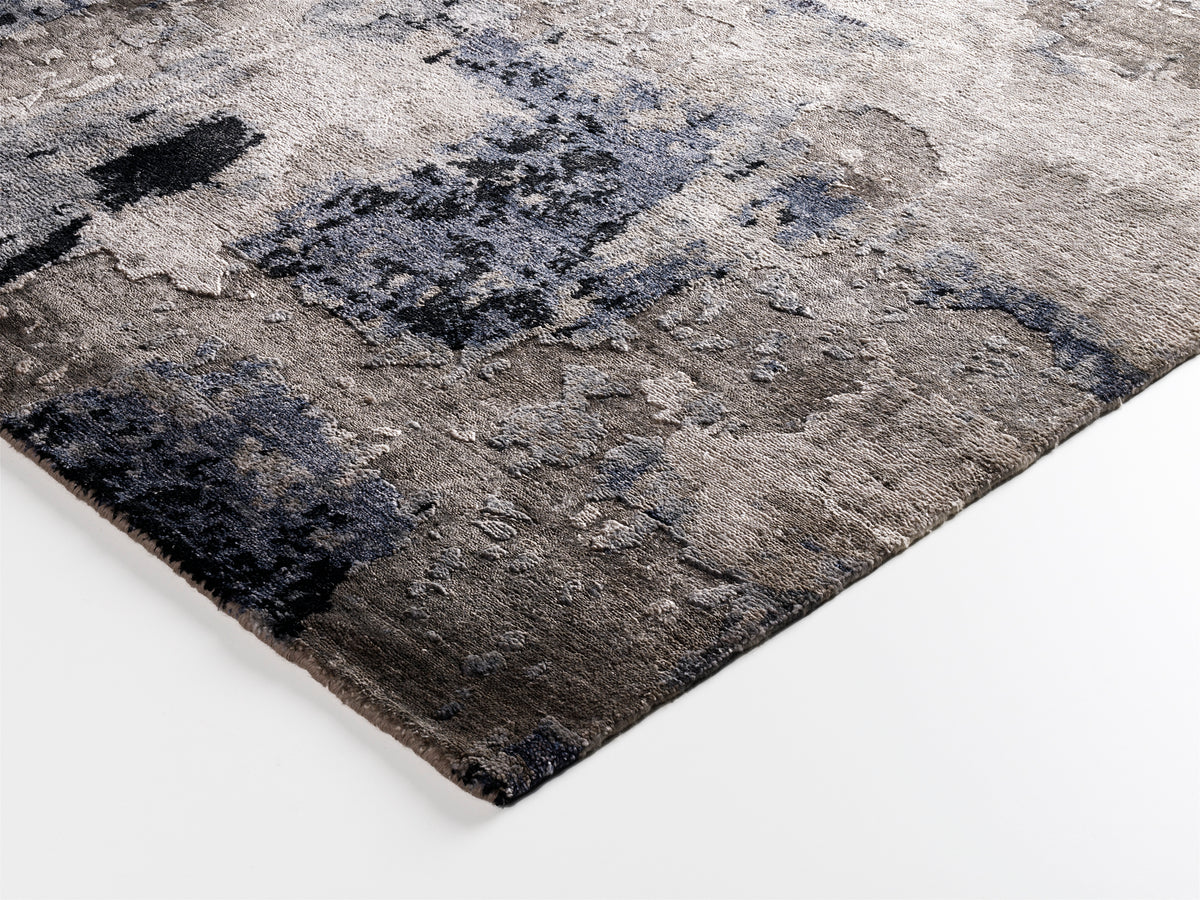 OCI Teppich MOONSTONE GREY SIGNATURE EARTH echter original handgeknüpfter Designer-Teppich