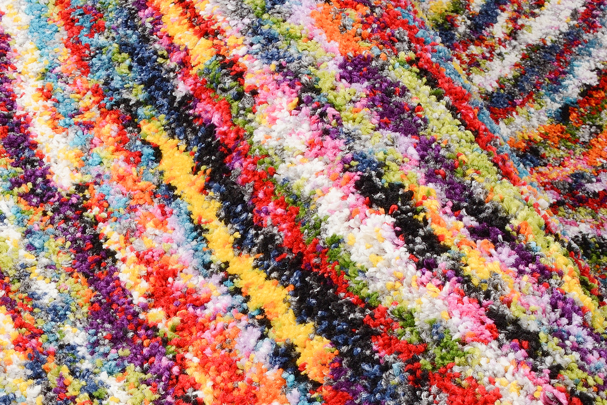 OCI Teppich SIXTEEN FACE multicolor Designer Hochflor-Langflor-Teppich