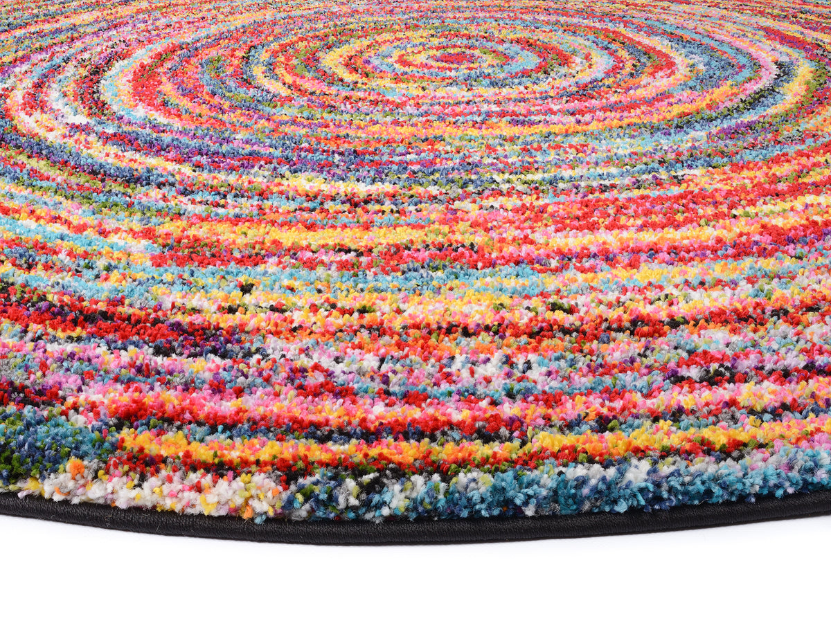 OCI Teppich SIXTEEN FACE multicolor Designer Hochflor-Langflor-Teppich
