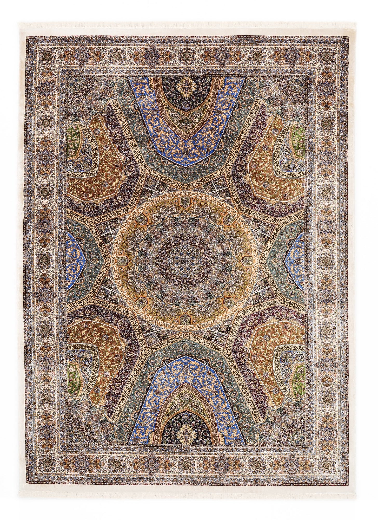 OCI Teppich SILK LINE SHAH ABBAS multicolor Orient Teppich