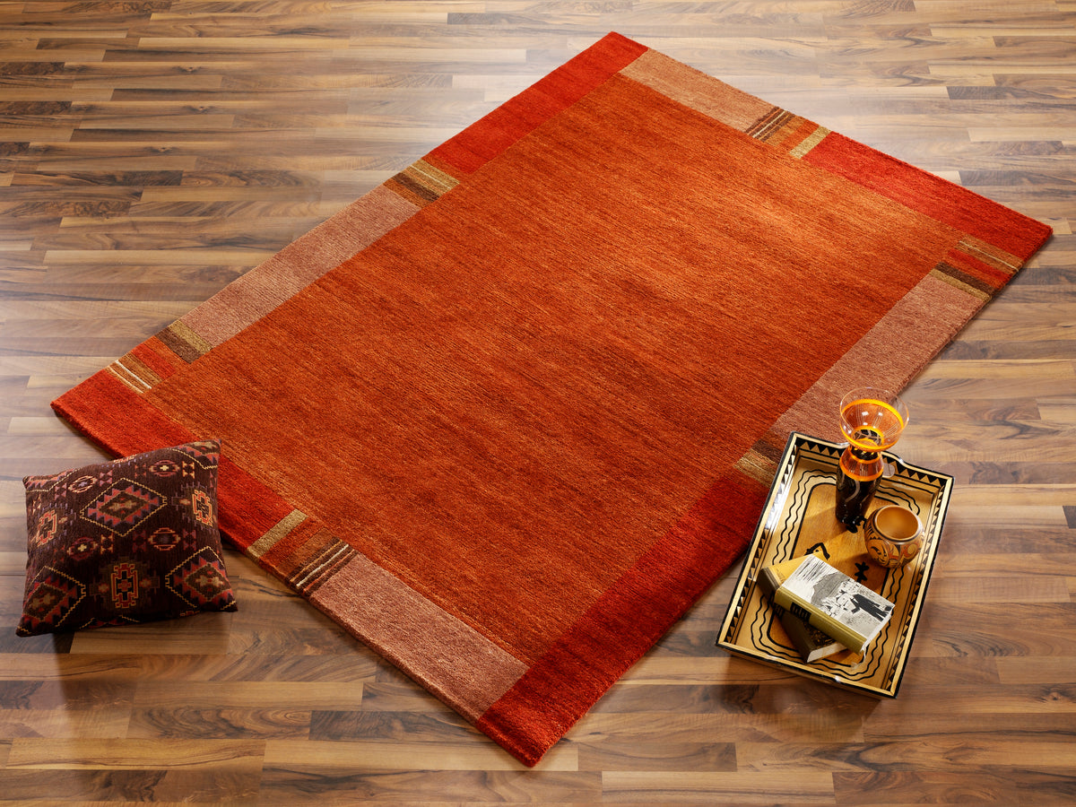OCI Teppich SENSATION SILK LAKIR kastanie echter original handgeknüpfter Nepal-Teppich