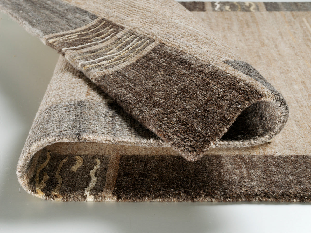 OCI Teppich NATURA SILK GRENY natur echter original handgeknüpfter Nepal-Teppich