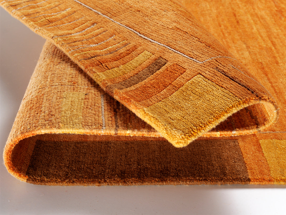OCI Teppich SENSATION SILK REKHI kupfer echter original handgeknüpfter Nepal-Teppich