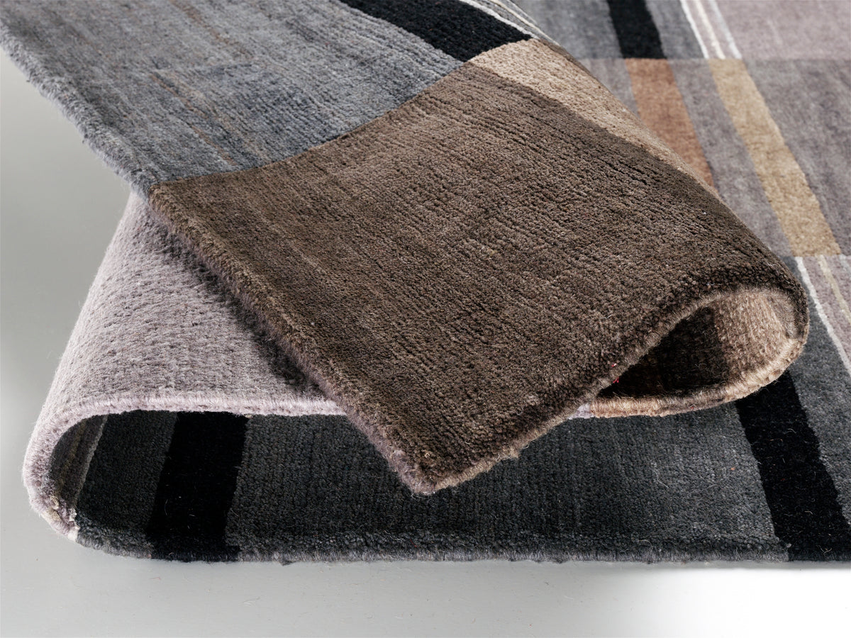OCI Teppich SENSATION SILK SOYA dk.grau echter original handgeknüpfter Nepal-Teppich