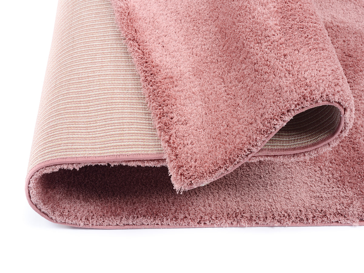 OCI Teppich SOFT DREAM rosenholz weicher Shaggy Hochlor Langflor Teppich