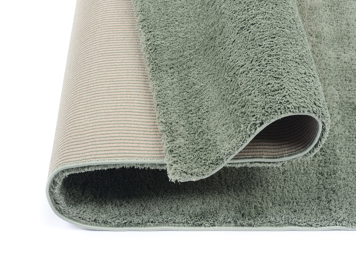 OCI Teppich SOFT DREAM oliv weicher Shaggy Hochlor Langflor Teppich